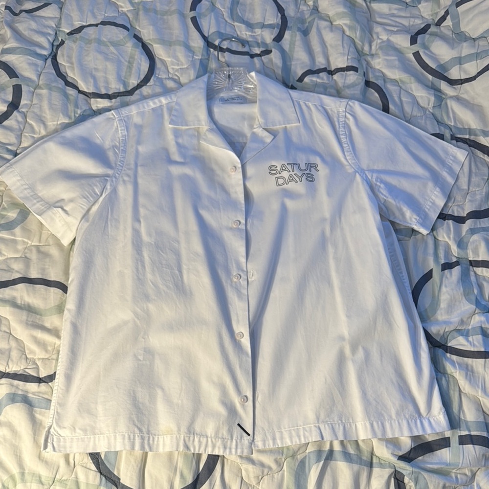 Saturdays NYC Classic White Shirt